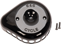 S&S CYCLE Air Cleaner Cover - Mini Teardrop - Black 170-0366 — image 1