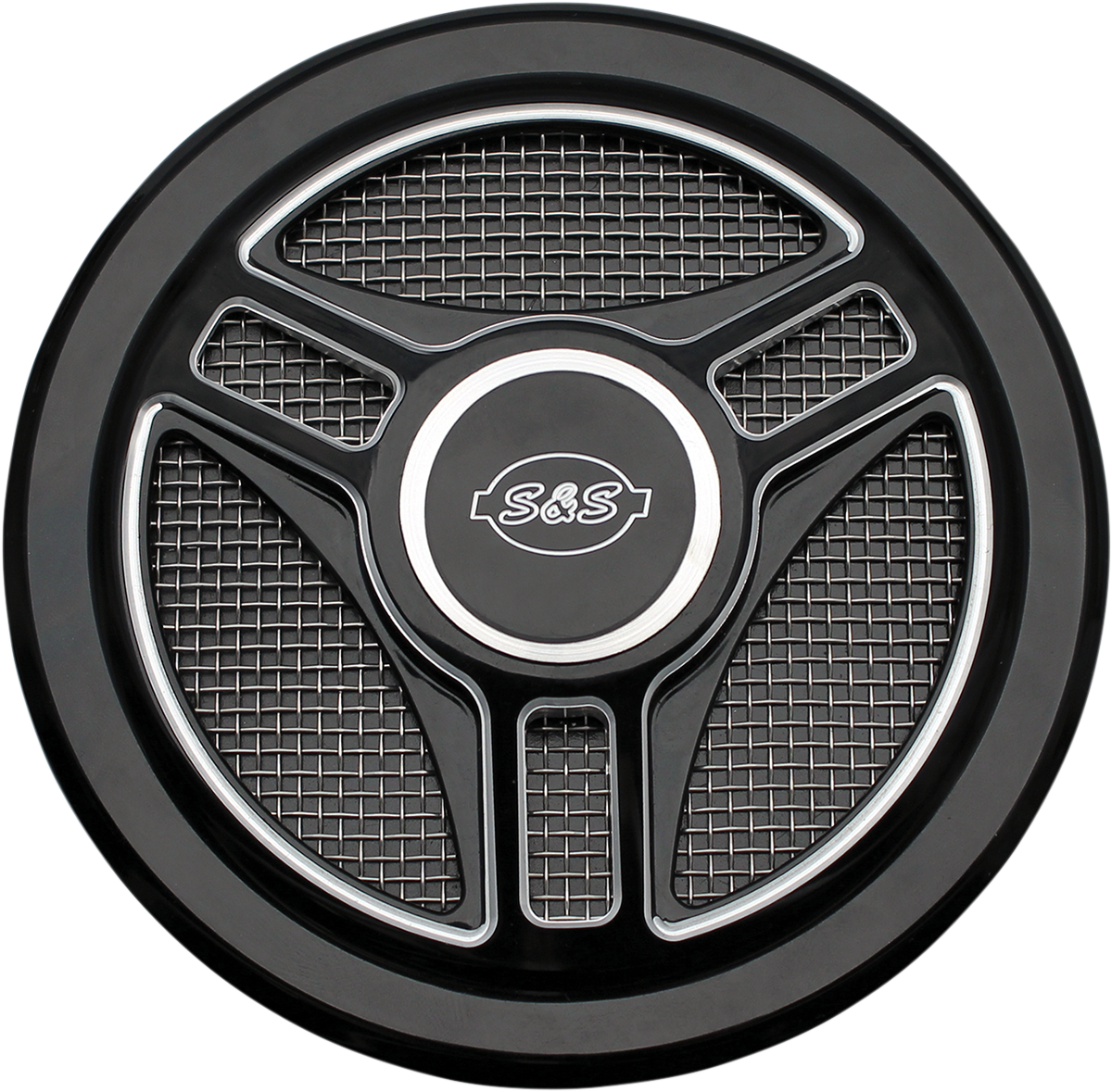 S&S CYCLE Air Cleaner Cover - Mini Teardrop - Black 170-0366 — image 4