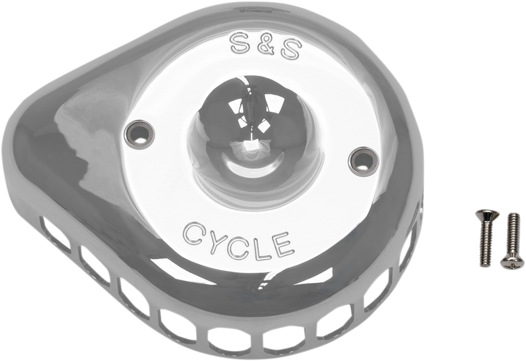 S&S CYCLE Air Cleaner Cover - Mini Teardrop - Chrome 170-0367 — image 1