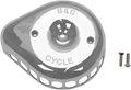S&S CYCLE Air Cleaner Cover - Mini Teardrop - Chrome 170-0367 — image 1