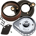 S&S CYCLE Mini Teardrop Stealth Air Cleaner Kit - Chrome 170-0435C — image 1