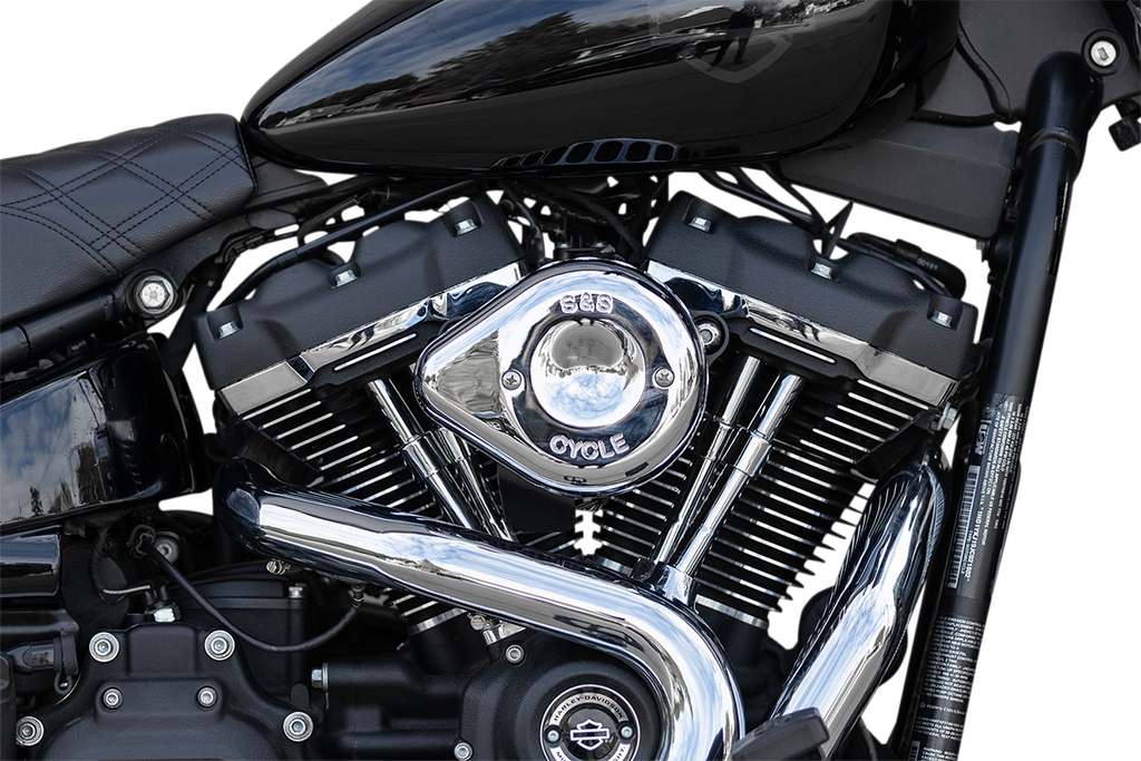 S&S CYCLE Mini Teardrop Stealth Air Cleaner Kit - Chrome 170-0435C — image 2