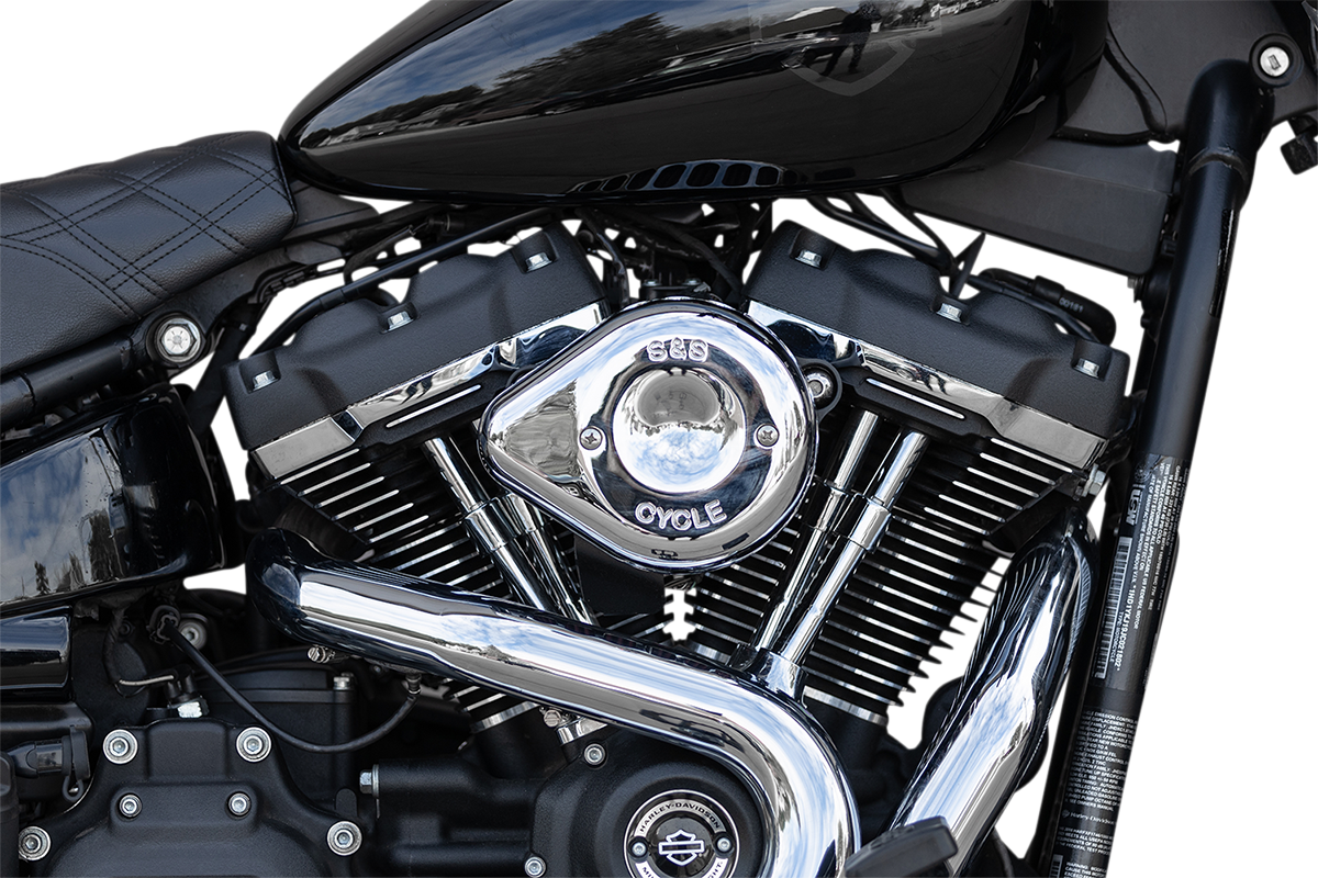 S&S CYCLE Mini Teardrop Stealth Air Cleaner Kit - Chrome 170-0435C — image 2