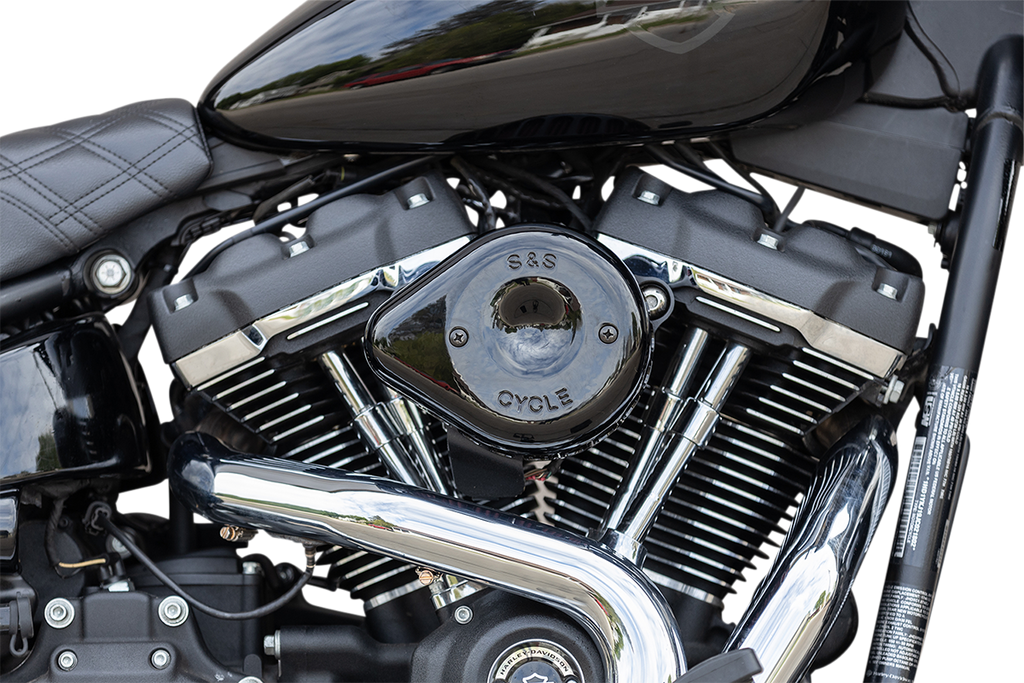 S&S CYCLE Mini Teardrop Stealth Air Cleaner Kit - Gloss Black 170-0436C — image 7