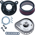 S&S CYCLE Mini Teardrop Stealth Air Cleaner Kit - Chrome 170-0437 — image 1