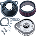 S&S CYCLE Mini Teardrop Stealth Air Cleaner Kit - Chrome 170-0439C — image 1