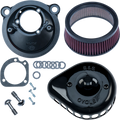 S&S CYCLE Mini Teardrop Stealth Air Cleaner Kit - Gloss Black 170-0440C — image 1