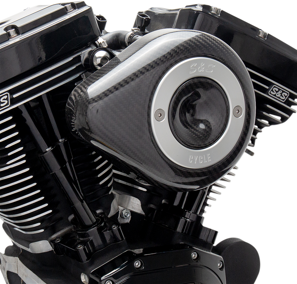 S&S CYCLE Air Cleaner Cover - Mini Teardrop - Carbon Fiber 170-0501 — image 2