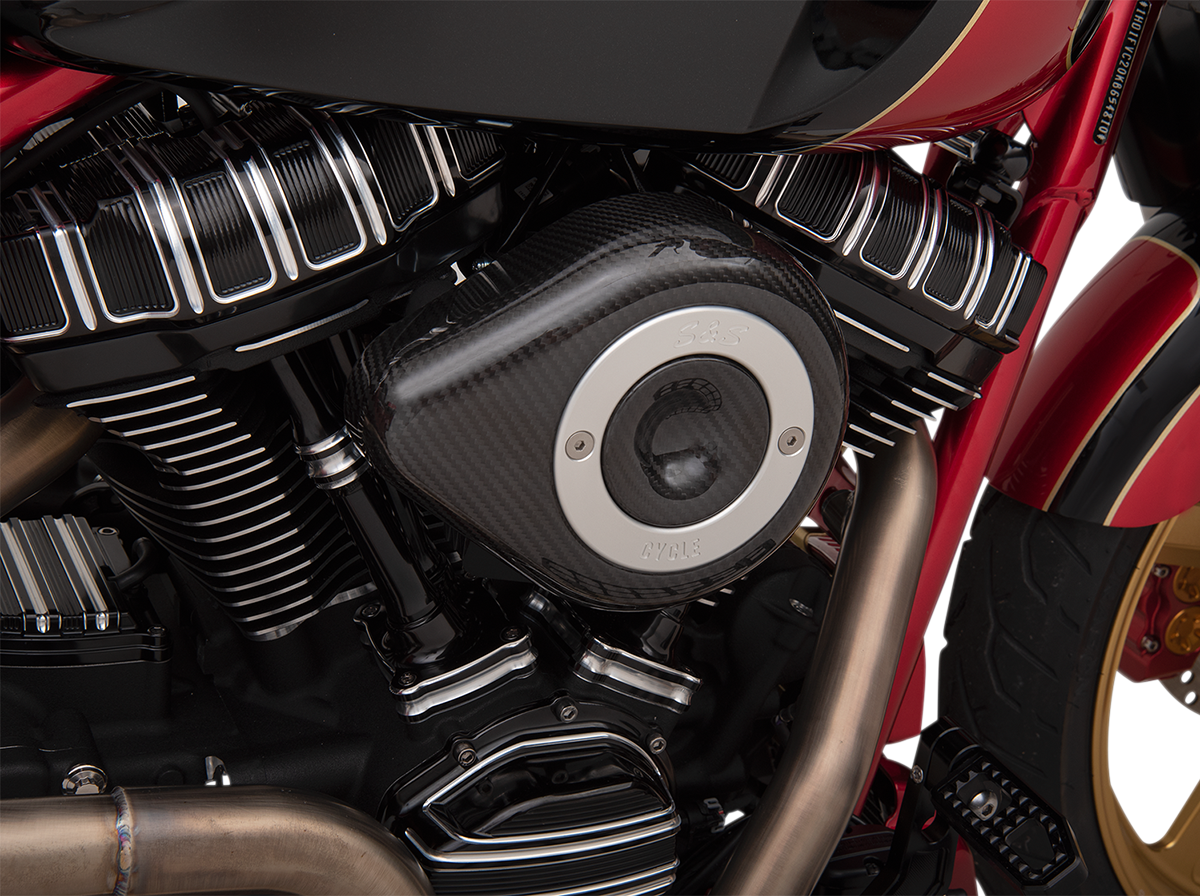 S&S CYCLE Air Cleaner Cover - Mini Teardrop - Carbon Fiber 170-0501 — image 3