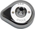 S&S CYCLE Air Cleaner Cover - Teardrop - Chrome 170-0530 — image 1