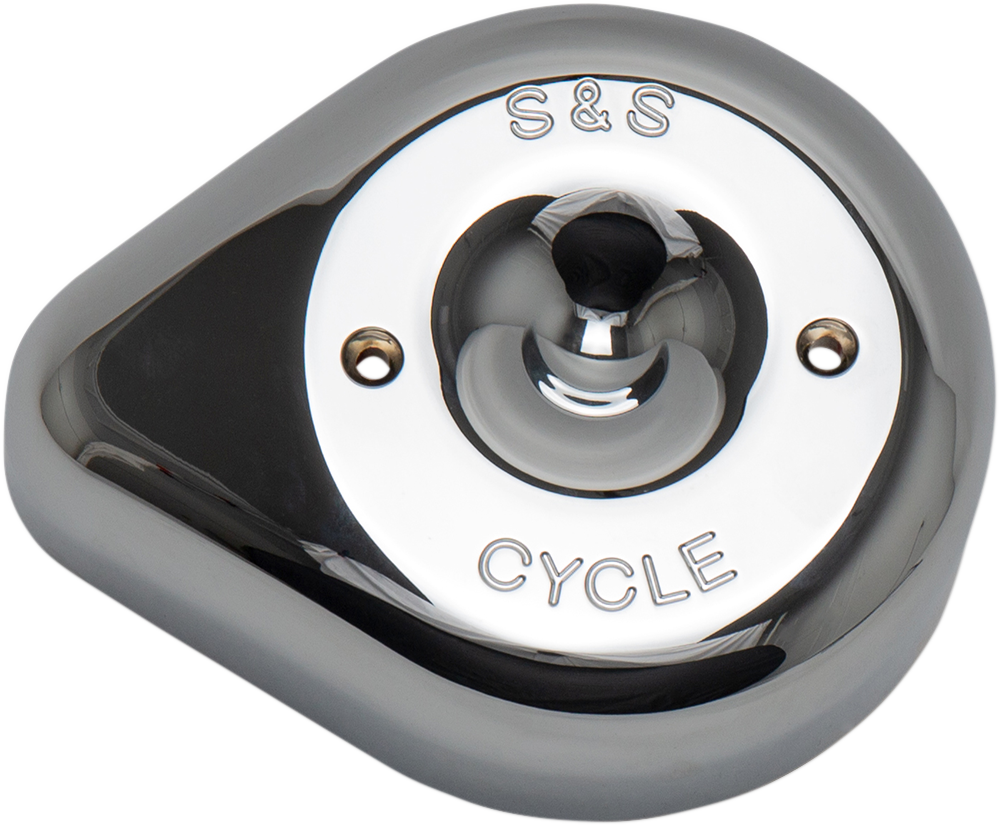 S&S CYCLE Air Cleaner Cover - Teardrop - Chrome 170-0530 — image 1