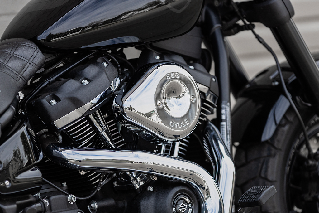 S&S CYCLE Air Cleaner Cover - Teardrop - Chrome 170-0530 — image 2