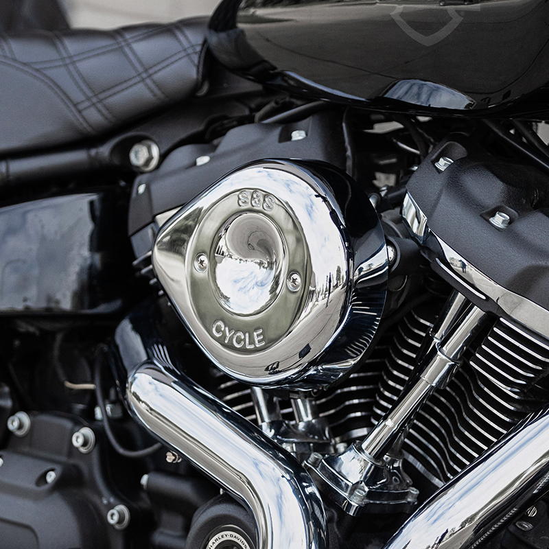 S&S CYCLE Air Cleaner Cover - Teardrop - Chrome 170-0530 — image 3