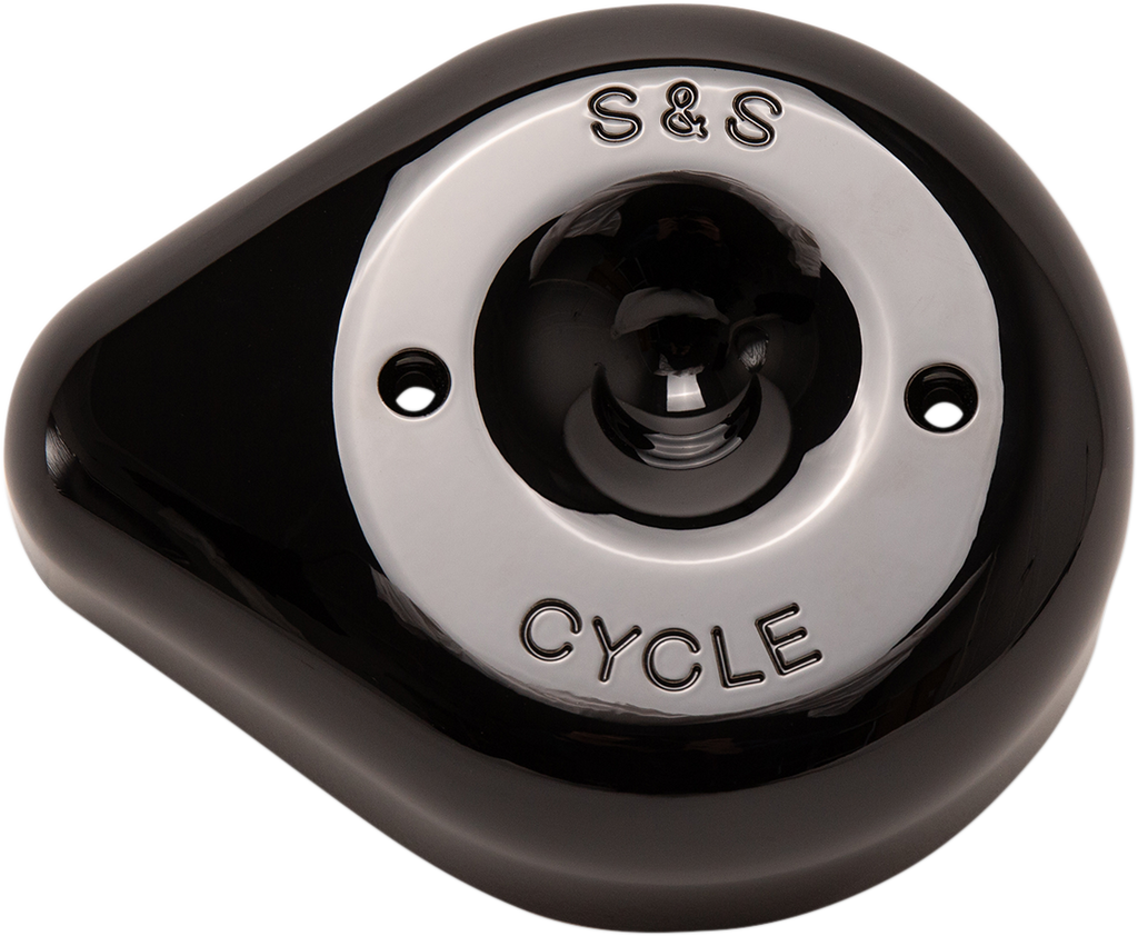 S&S CYCLE Air Cleaner Cover - Teardrop - Black 170-0531 — image 1
