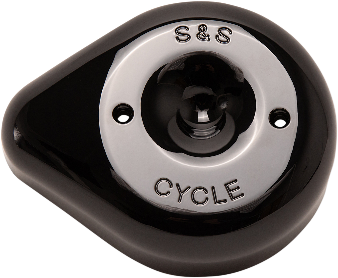 S&S CYCLE Air Cleaner Cover - Teardrop - Black 170-0531 — image 1