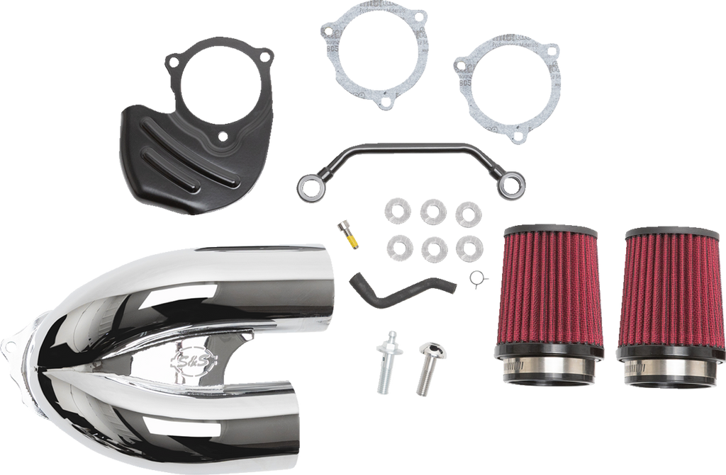 S&S CYCLE Tuned Induction Air Cleaner Kit - Chrome 170-0566A — image 1