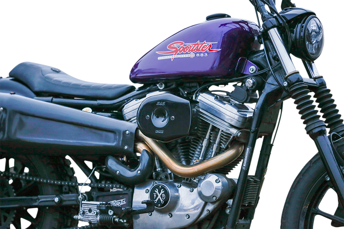 S&S CYCLE Air Cleaner Cover - Tribute - Black 170-0593 — image 2
