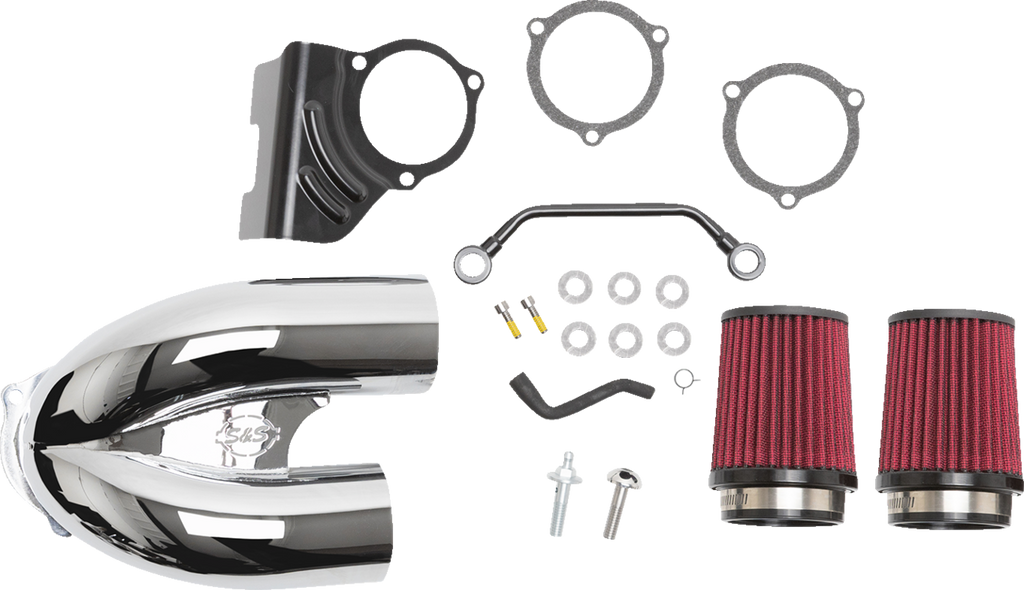 S&S CYCLE Tuned Induction Air Cleaner Kit - Chrome 170-0636A — image 1