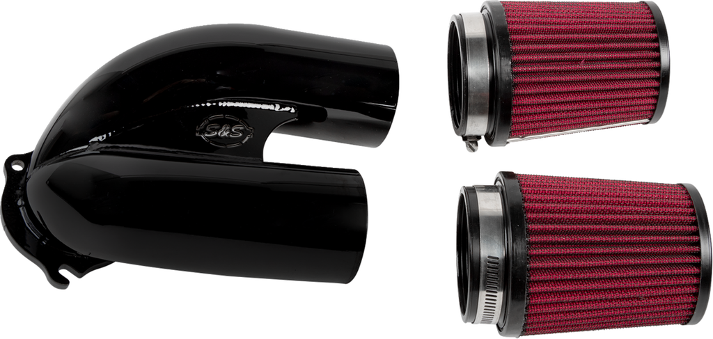 S&S CYCLE Tuned Induction Air Cleaner Kit - Gloss Black 170-0637A — image 1