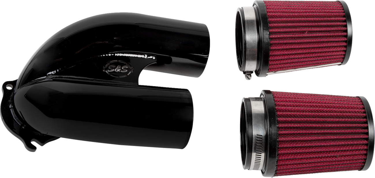 S&S CYCLE Tuned Induction Air Cleaner Kit - Gloss Black 170-0637A — image 1