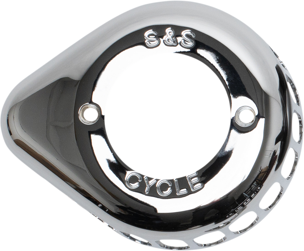 S&S CYCLE Air Cleaner Cover - Air Stinger Teardrop - Chrome 170-0687 — image 1