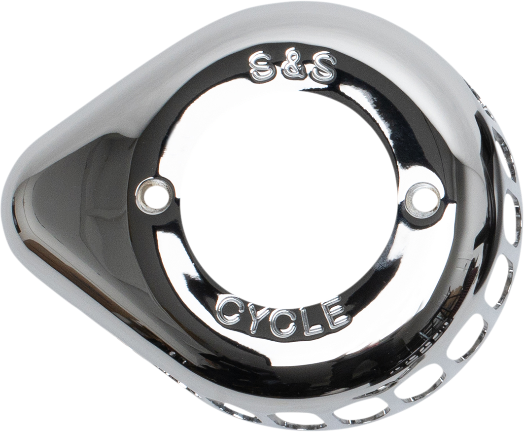S&S CYCLE Air Cleaner Cover - Air Stinger Teardrop - Chrome 170-0687 — image 1