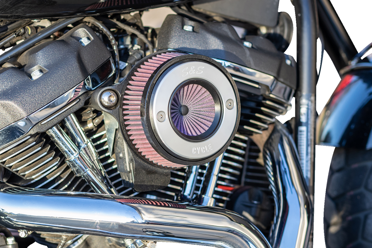 S&S CYCLE Air Stinger Stealth Air Cleaner Kit - Chrome Ring 170-0714A — image 5
