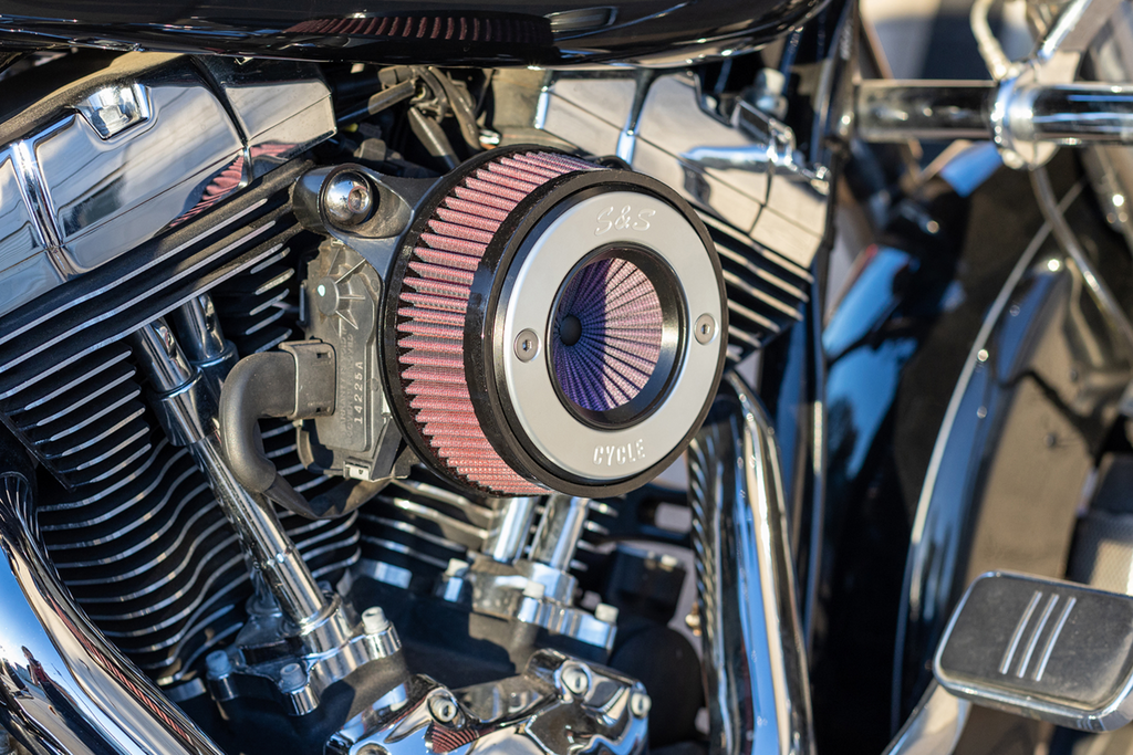 S&S CYCLE Air Stinger Stealth Air Cleaner Kit - Chrome Ring 170-0715A — image 7