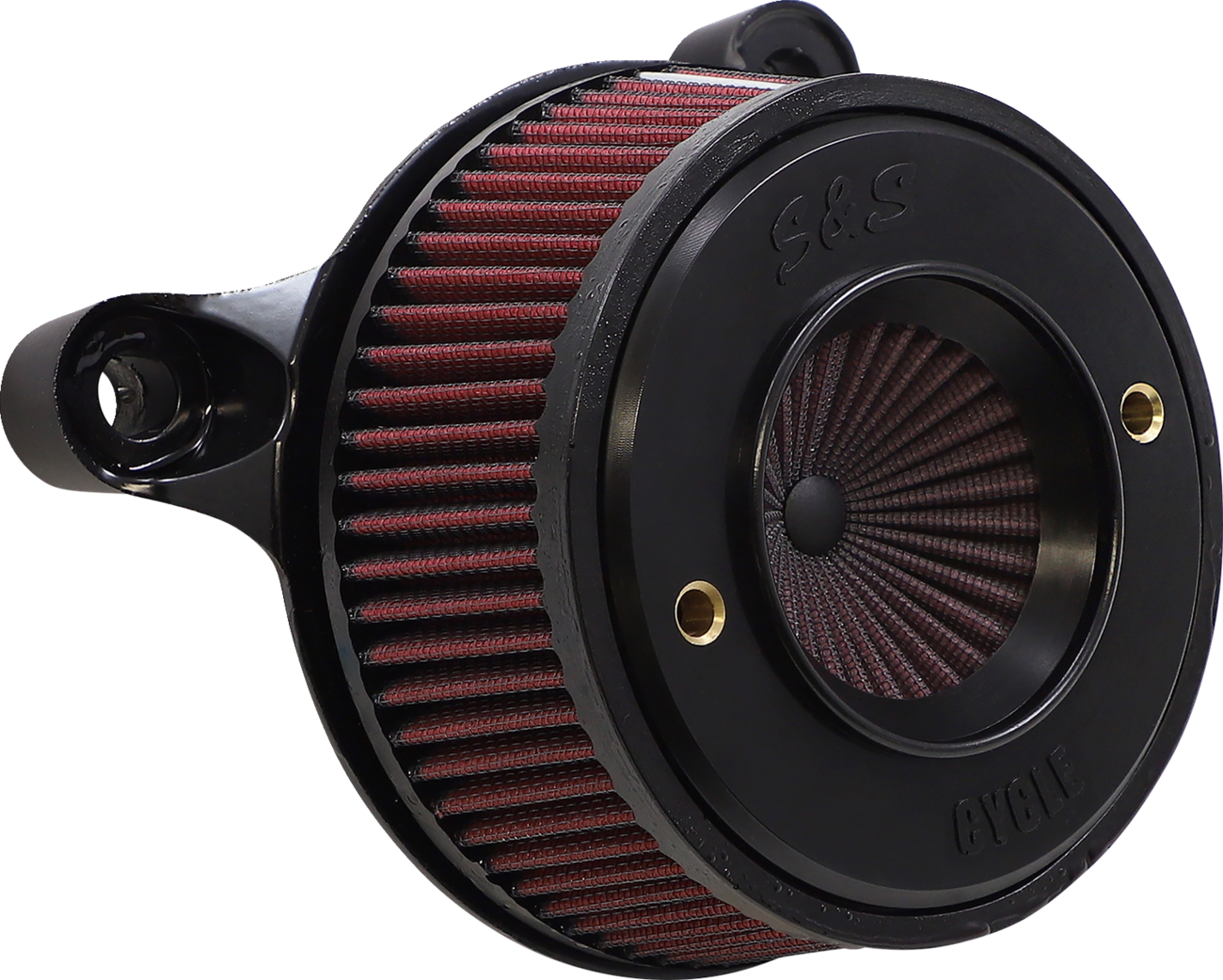 S&S CYCLE Air Stinger Stealth Air Cleaner Kit - Black Chrome Ring 170-0716A — image 1