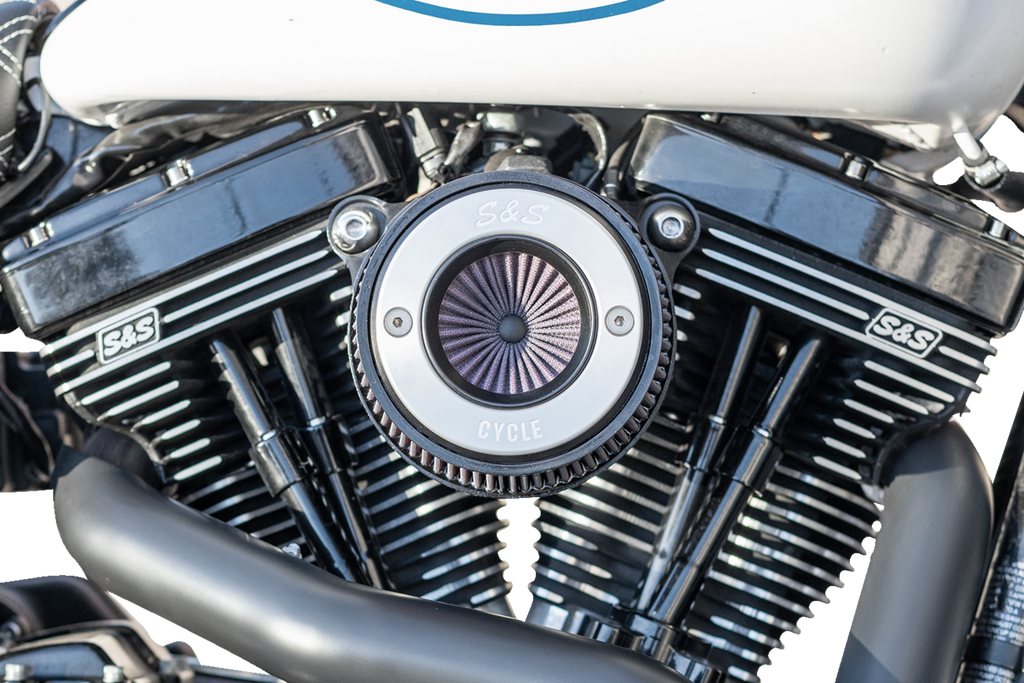 S&S CYCLE Air Stinger Stealth Air Cleaner Kit - Black Chrome Ring 170-0716A — image 3