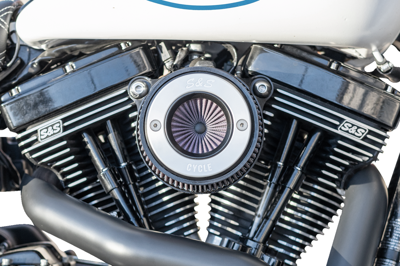 S&S CYCLE Air Stinger Stealth Air Cleaner Kit - Black Chrome Ring 170-0716A — image 3
