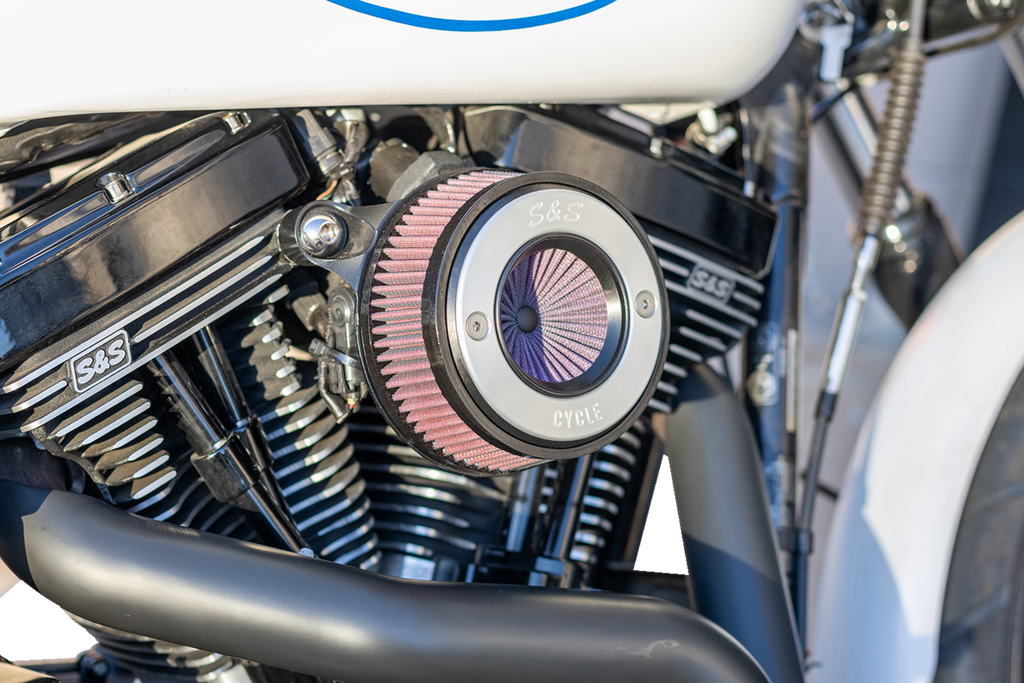 S&S CYCLE Air Stinger Stealth Air Cleaner Kit - Black Chrome Ring 170-0716A — image 4