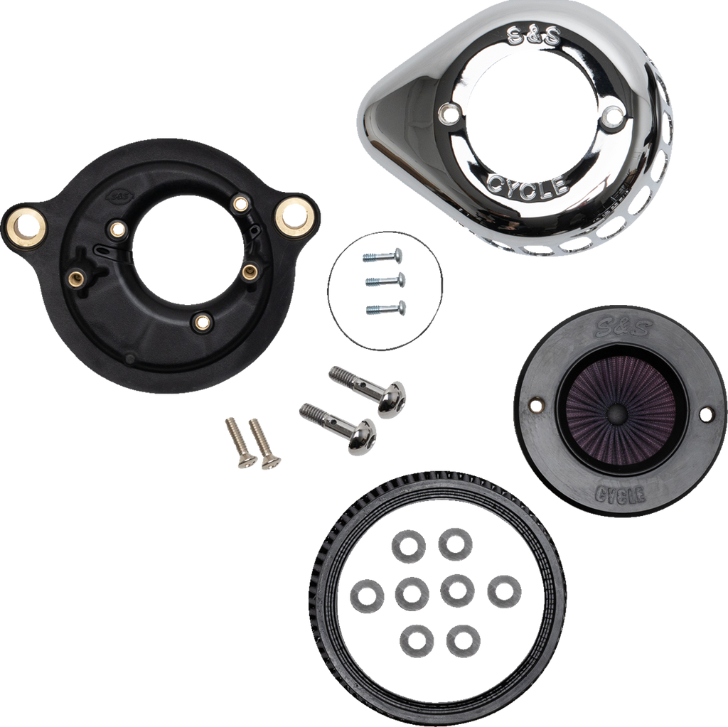 S&S CYCLE Air Stinger Stealth Air Cleaner Kit - Chrome 170-0717A — image 1