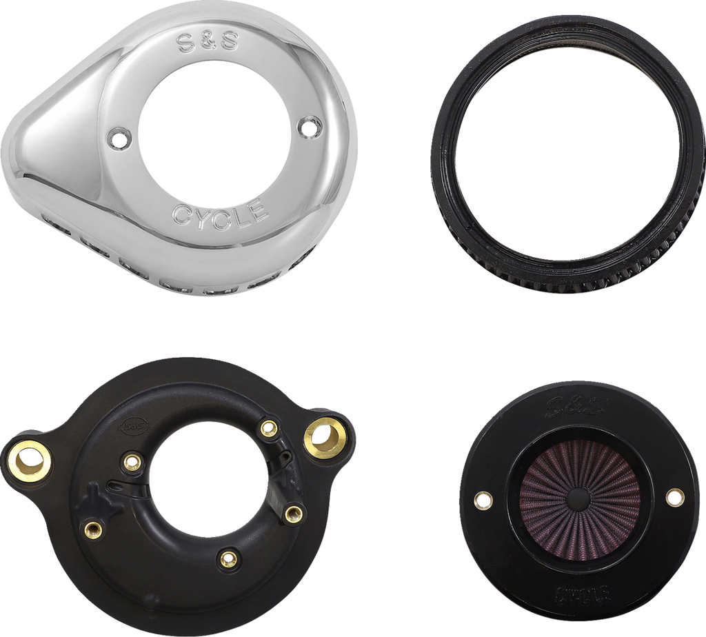 S&S CYCLE Air Stinger Stealth Air Cleaner Kit - Chrome 170-0717A — image 3