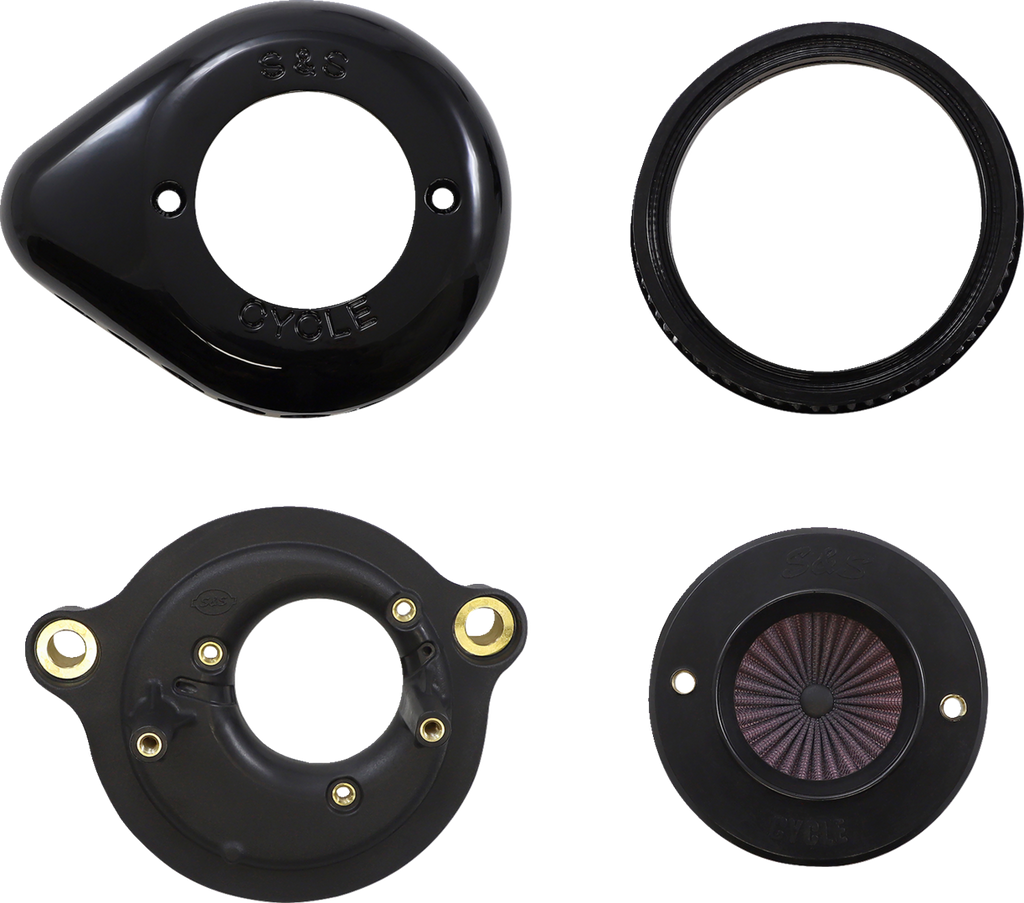 S&S CYCLE Air Stinger Stealth Air Cleaner Kit - Black 170-0718A — image 4