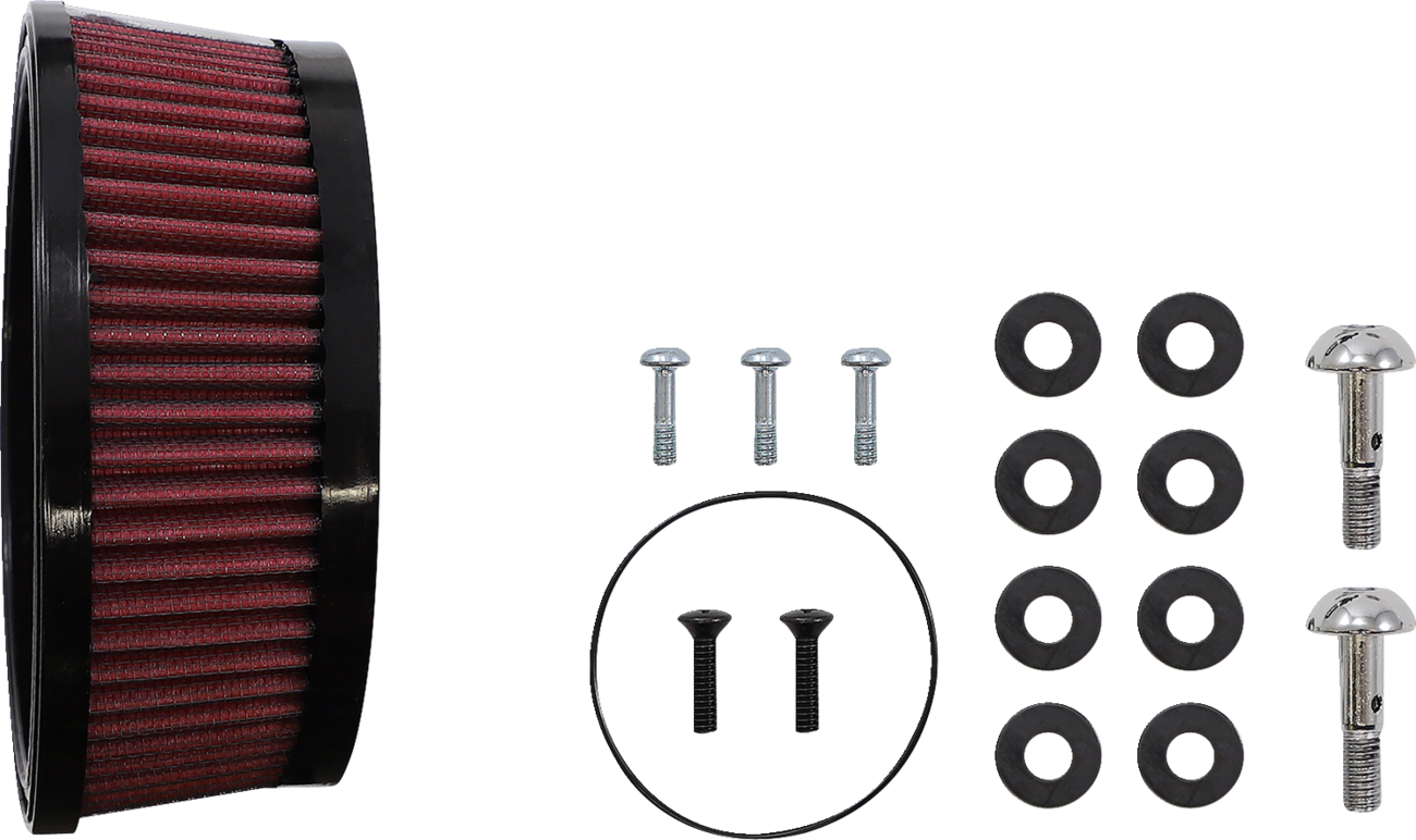S&S CYCLE Air Stinger Stealth Air Cleaner Kit - Black 170-0718A — image 5