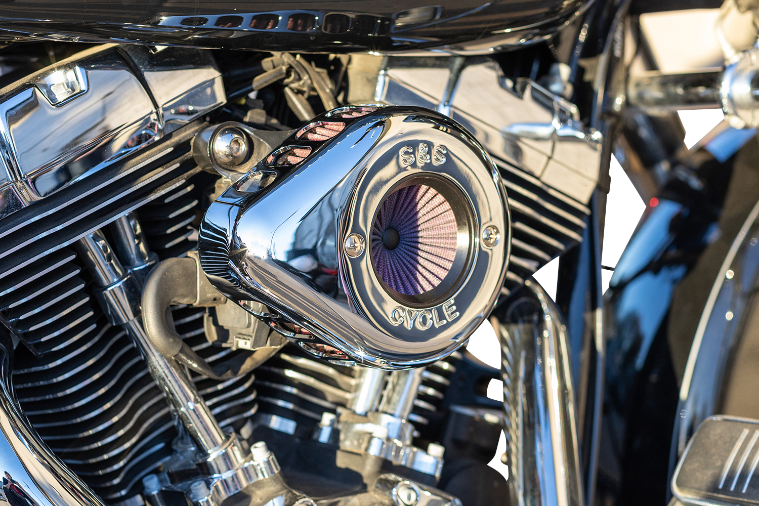S&S CYCLE Air Stinger Stealth Air Cleaner Kit - Chrome 170-0719A — image 3
