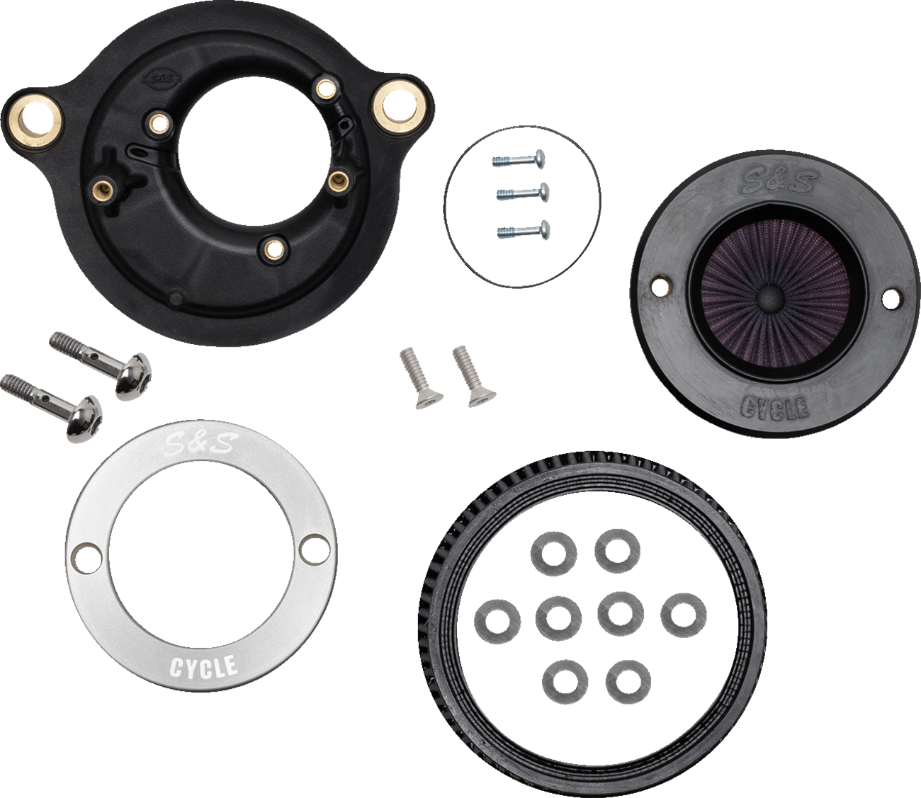 S&S CYCLE Air Stinger Stealth Air Cleaner Kit - Chrome 170-0719A — image 7