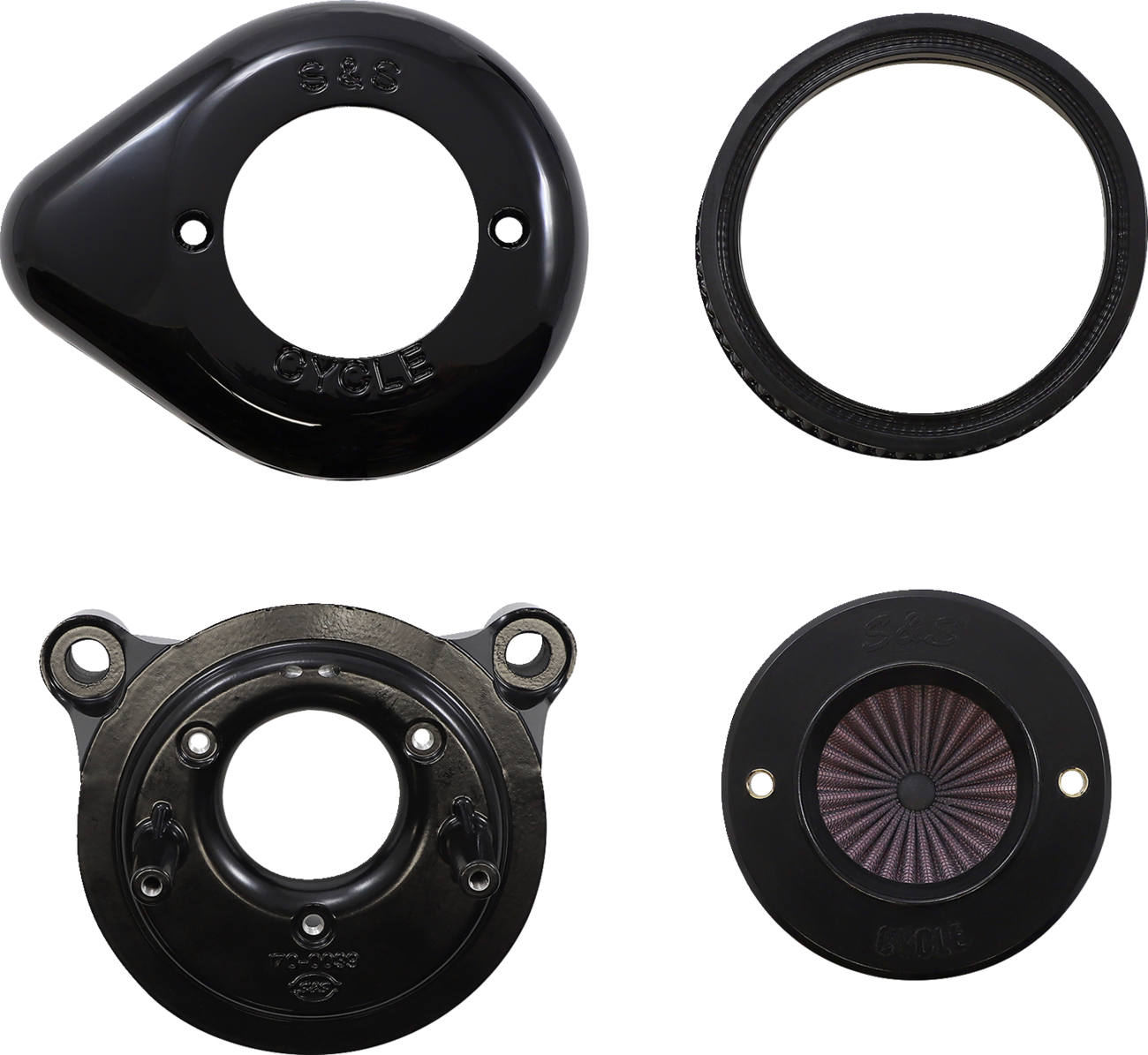 S&S CYCLE Air Stinger Stealth Air Cleaner Kit - Black 170-0720A — image 3