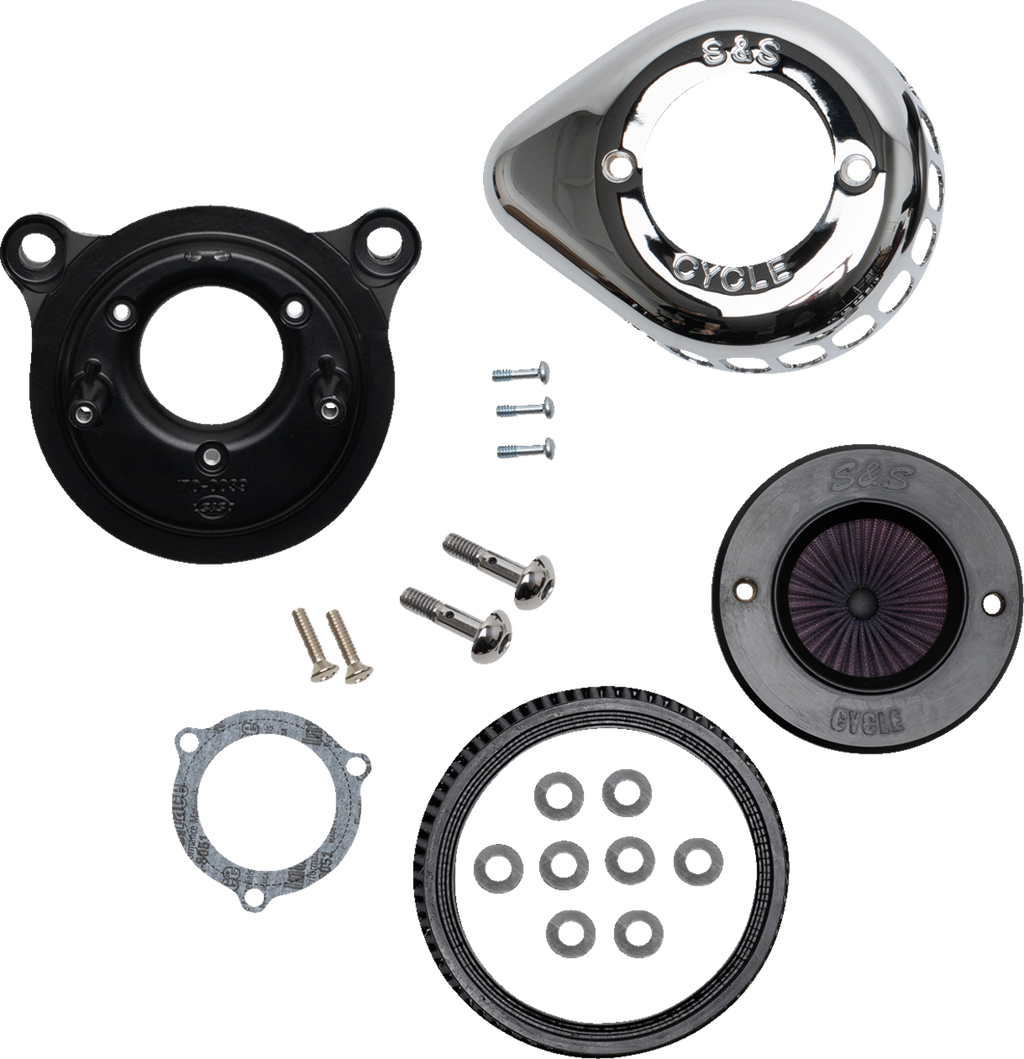 S&S CYCLE Air Stinger Stealth Air Cleaner Kit - Chrome 170-0721A — image 1