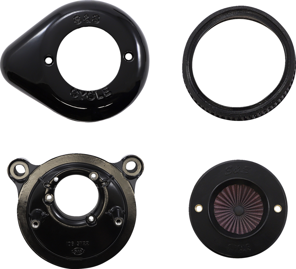 S&S CYCLE Air Stinger Stealth Air Cleaner Kit - Black 170-0722A — image 3