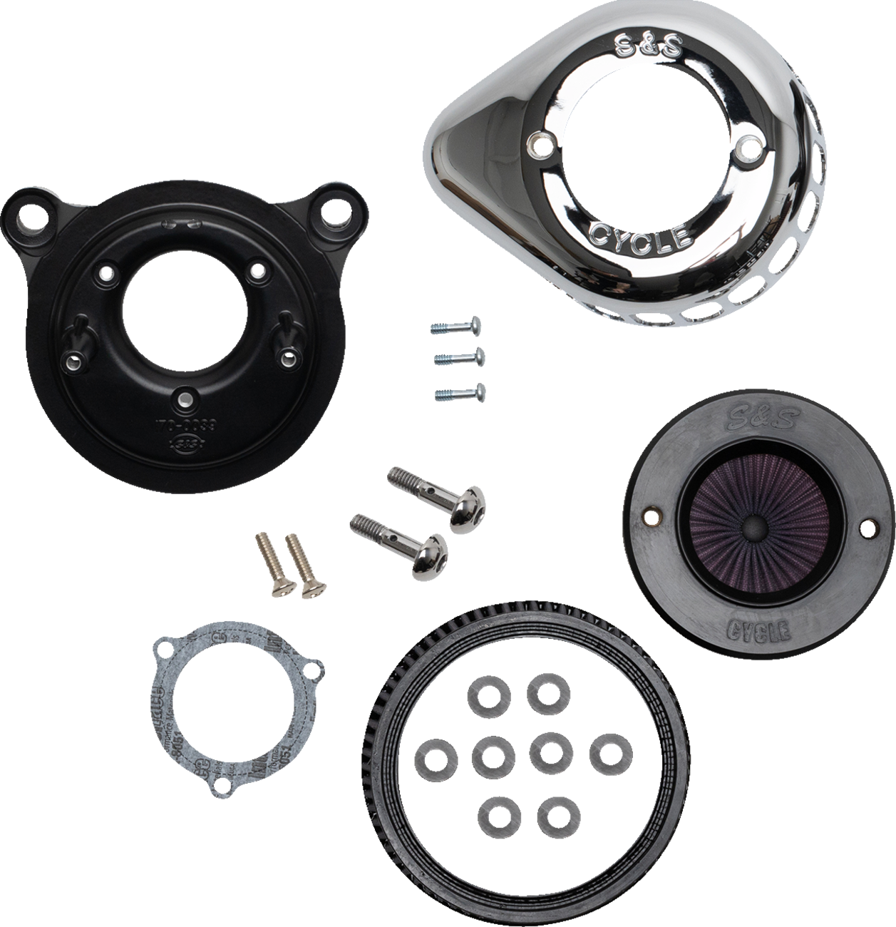S&S CYCLE Air Stinger Stealth Air Cleaner Kit - Black 170-0722A — image 6