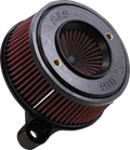 S&S CYCLE Air Stinger Stealth Air Cleaner Kit - Black Chrome Ring 170-0724A — image 1