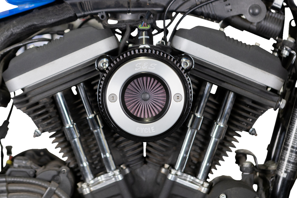 S&S CYCLE Air Stinger Stealth Air Cleaner Kit - Black Chrome Ring 170-0724A — image 3