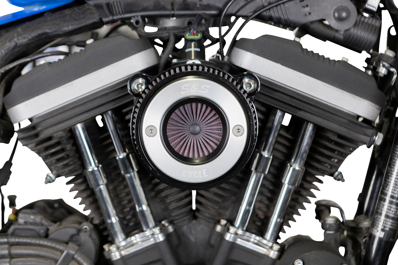 S&S CYCLE Air Stinger Stealth Air Cleaner Kit - Black Chrome Ring 170-0724A — image 3
