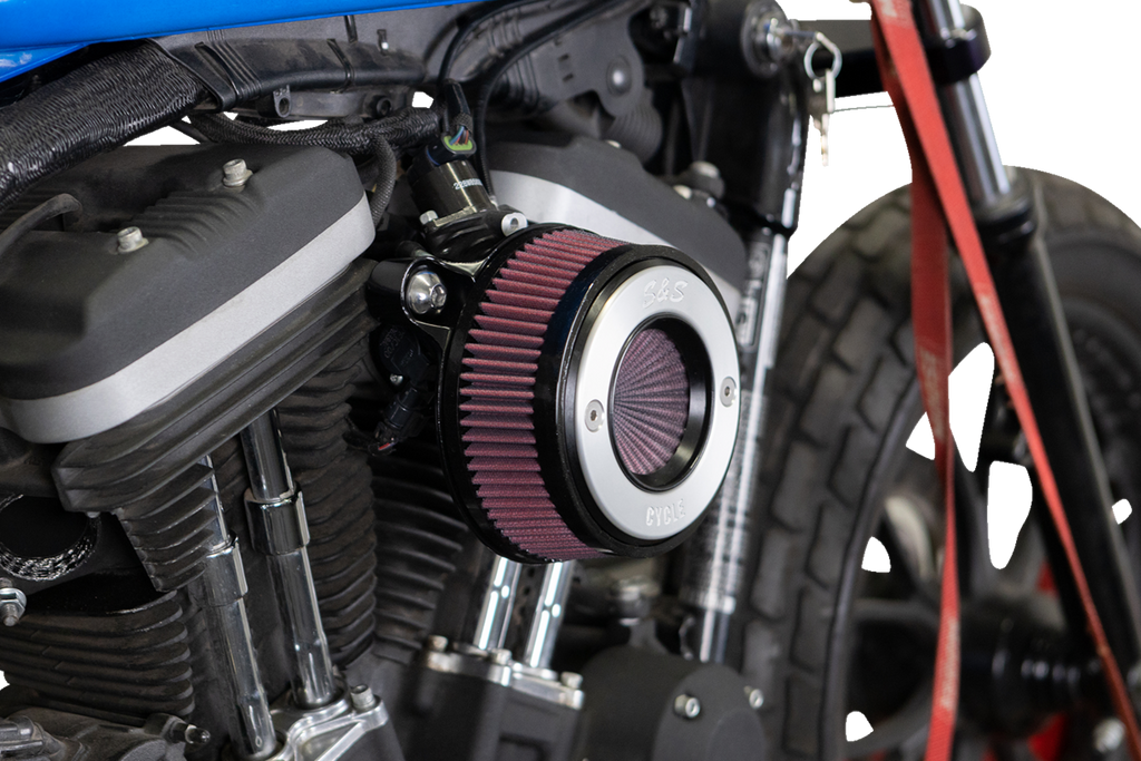 S&S CYCLE Air Stinger Stealth Air Cleaner Kit - Black Chrome Ring 170-0724A — image 4