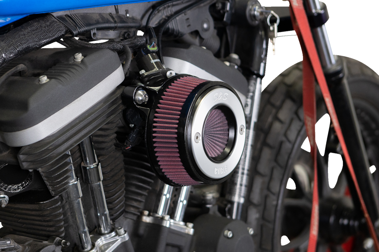 S&S CYCLE Air Stinger Stealth Air Cleaner Kit - Black Chrome Ring 170-0724A — image 4