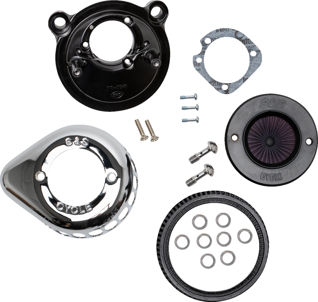 S&S CYCLE Air Stinger Stealth Air Cleaner Kit - Chrome 170-0725A — image 1