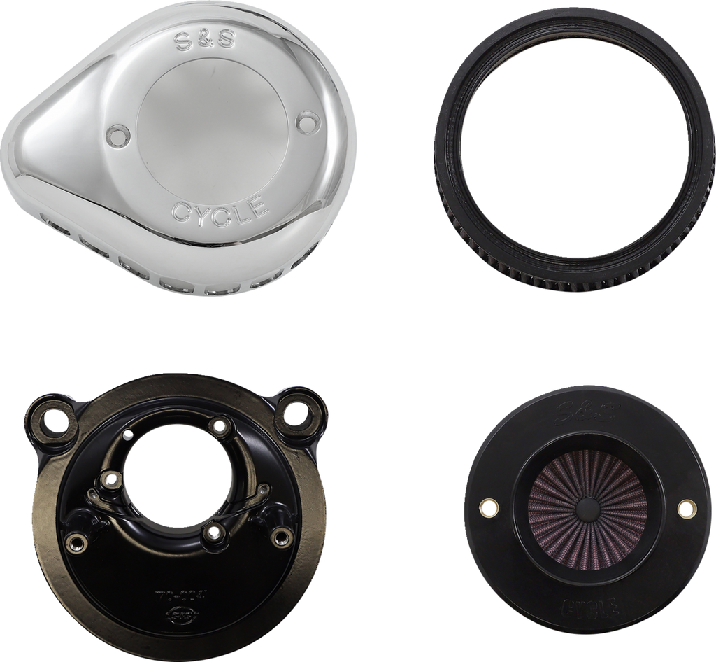 S&S CYCLE Air Stinger Stealth Air Cleaner Kit - Chrome 170-0725A — image 2