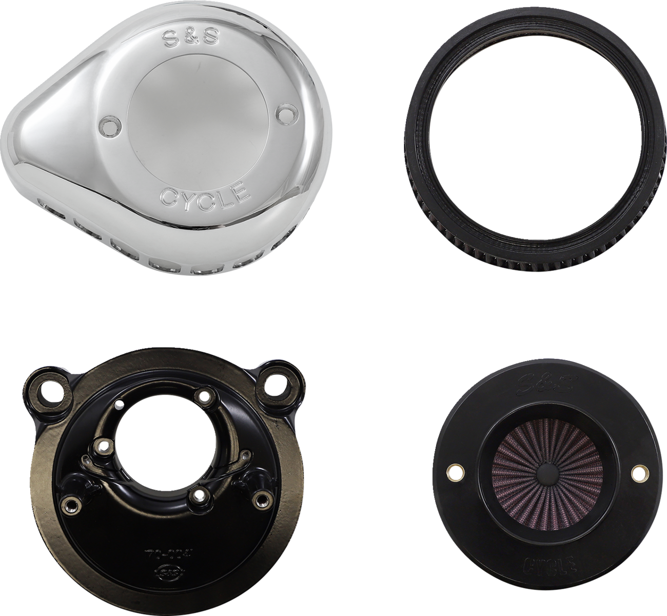 S&S CYCLE Air Stinger Stealth Air Cleaner Kit - Chrome 170-0725A — image 2